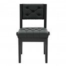 Adjustable Piano Chair by Gear4music, Gloss Black