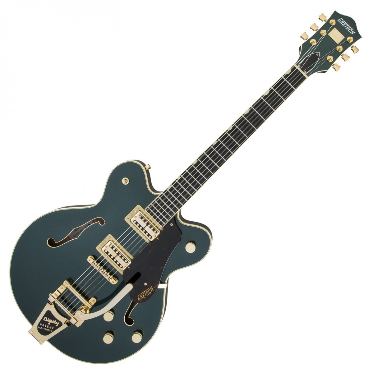 Gretsch G6609TG Players Edition Broadkaster Center Block, Green na ...