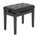 Hydraulic Piano Stool, Gloss Black