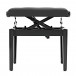 Hydraulic Piano Stool, Gloss Black