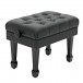 Deluxe Hydraulic Piano Stool, Gloss Black