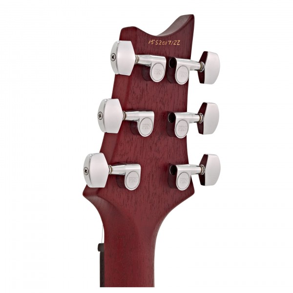 PRS S2 Standard 24 Satin Electric Guitar, Vintage Cherry with Zebras
