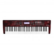 Korg Kross 2 61 Key Synthesizer Workstation, Red Marble