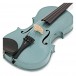 Stentor Harlequin Violin Outfit, Light Blue, 1/4, close