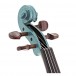 Stentor Harlequin Violin Outfit, Light Blue, 1/4, head