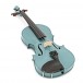 Stentor Harlequin Violin Outfit, Light Blue, 1/4, front