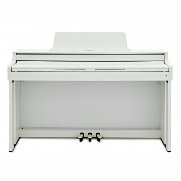 Casio AP-550 Digital Piano, White - Closed Lid