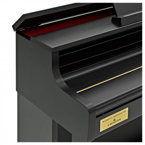 Casio AP-750 Digital Piano, Black - Lid Up