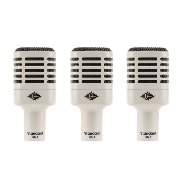 Universal Audio SD-3 Dynamic Microphone (3-Pack) with Hemisphere Modeling - Main
