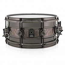 Natal 'Meta Series' Beaded Steel Center Hammered 13x6.5 Snare