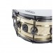 Natal Brass Centre Hammered 14x6.5 Snare Drum w/ Brushed Nickel HW