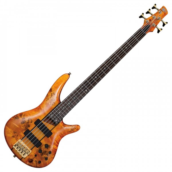 Ibanez SR805 5 String, Amber at Gear4music