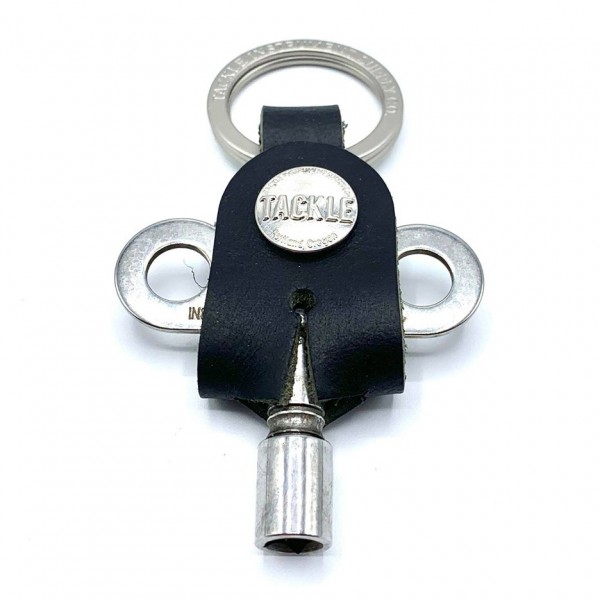 Tackle Timekeepers Drum Key, Raw Steel