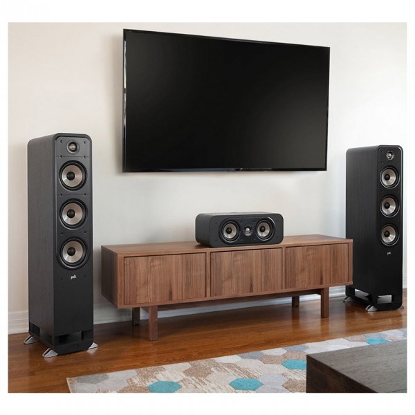 Polk Signature S30e Black Black Centre Speaker (Single)