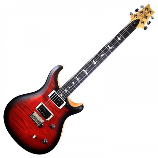 PRS CE 24 Satin Electric Guitar, Scarlet Sunburst