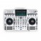 Denon DJ Prime 4 + DJ Controller, White - Angled