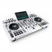 Denon DJ Prime 4 Plus DJ Controller, White - Angled