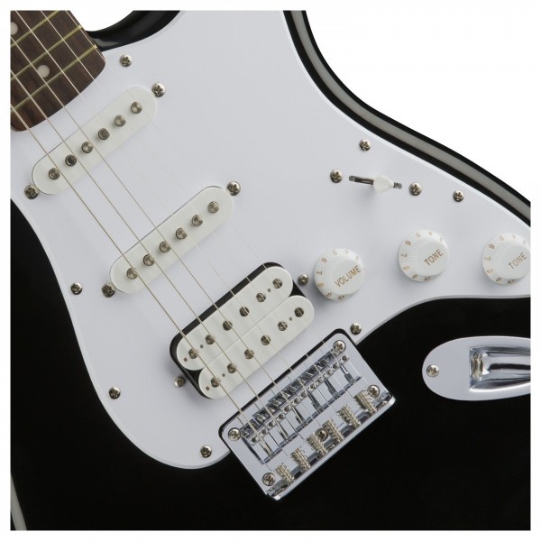Squier by Fender Bullet Stratocaster HSS HT, Black at Gear4music