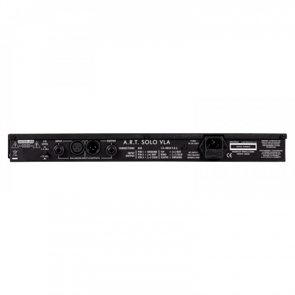 ART Solo VLA Tube Compressor - Rear