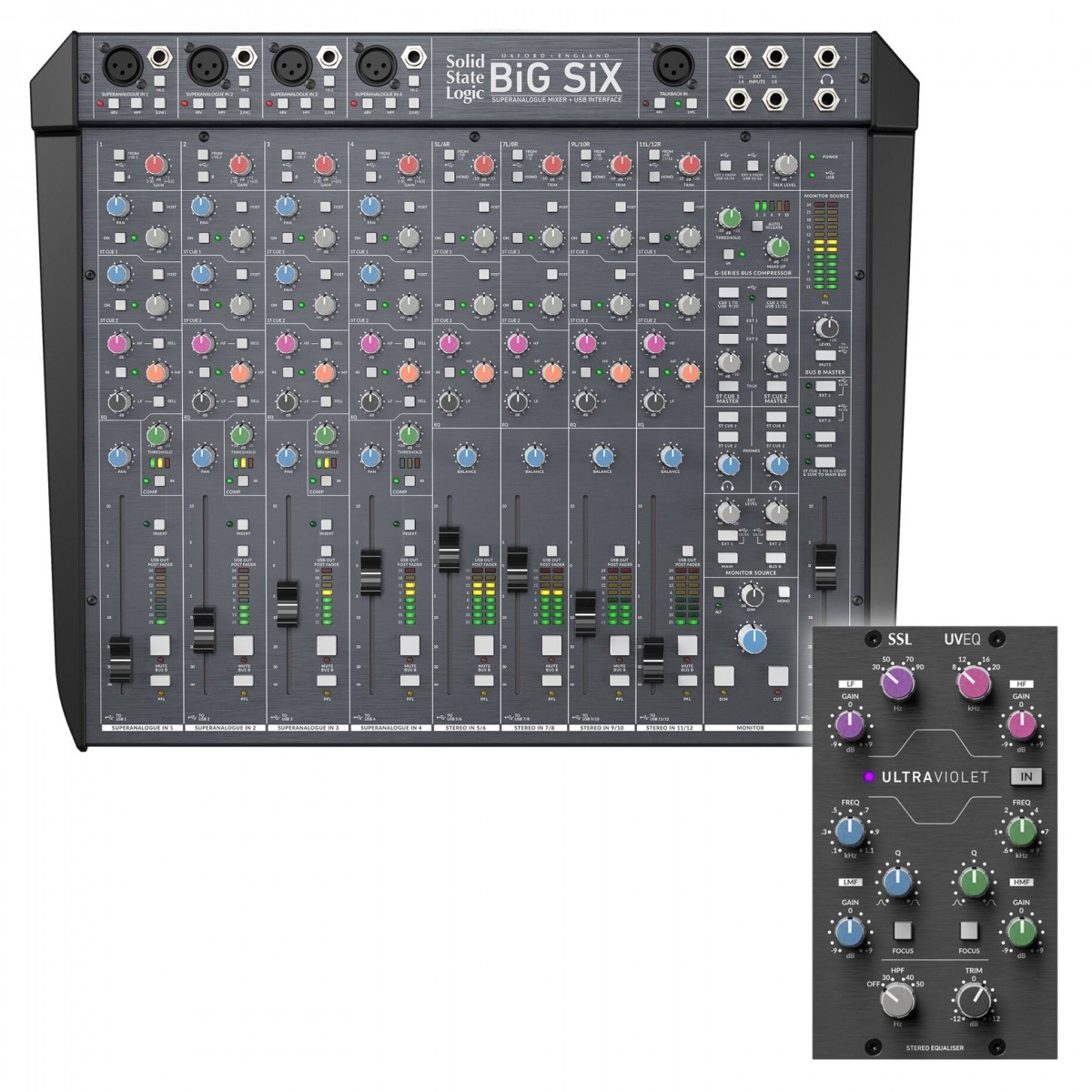 SSL BiG SiX with Free Ultraviolet 500 Stereo EQ | Gear4music