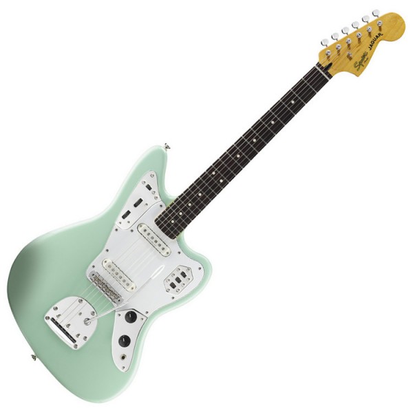 Squier Vintage Modified Jaguar Guitar, Surf Green at Gear4music