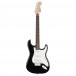 Squier By Fender Bullet Stratocaster HT, Black front view