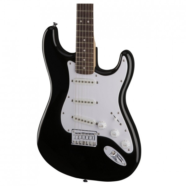 Squier Bullet Stratocaster Hard Tail RW, Black at Gear4music
