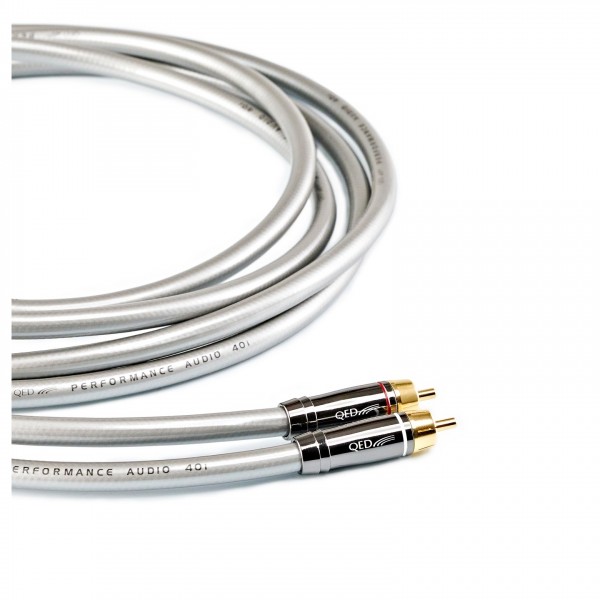 QED Performance Audio 40i Stereo Phono / RCA Cable 0.6m (Pair)