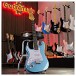 LA Select Left Hand Electric Guitar by Gear4music, Ice Blue Metallic