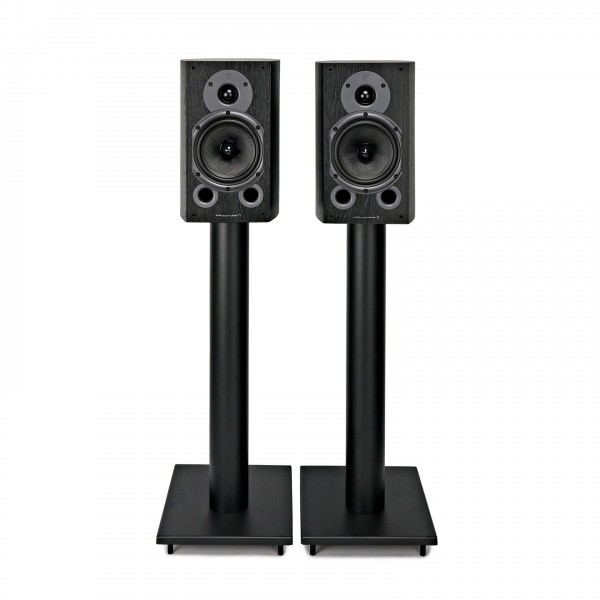 Wharfedale Diamond 9.1 Speakers with Stands, Black
