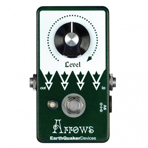EarthQuaker Devices Arrows Preamp Booster Top