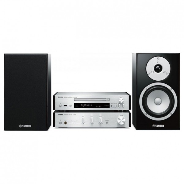 Yamaha MCR-N670D Mini Hi-Fi System, Silver at AV.com