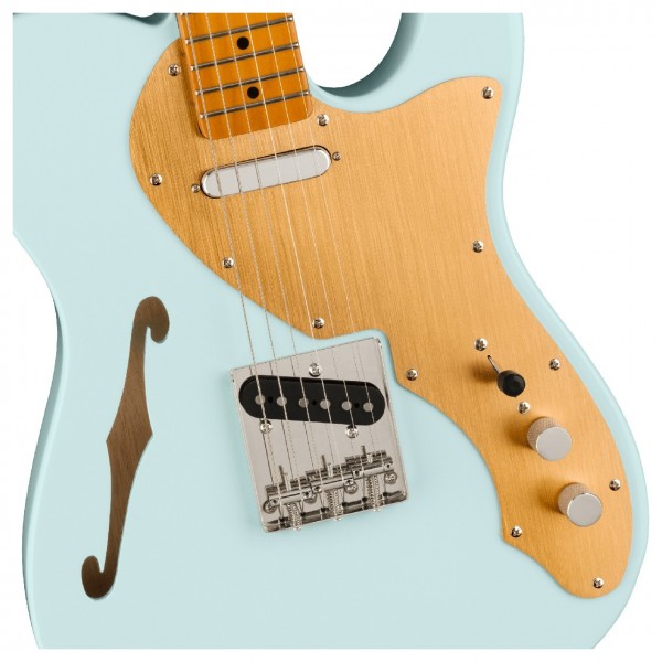 Squier FSR Classic Vibe '60s Telecaster Thinline, Gold PG Sonic Blue - Pickups