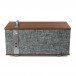 Klipsch The One II Bluetooth Speaker, Walnut Back View