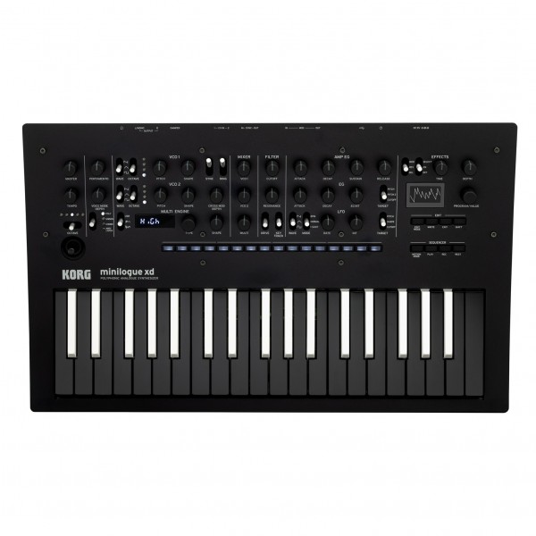 Korg Minilogue XD, Limited Edition Inverted - Top