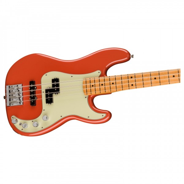 Fender Player Plus Precision Bass MN, Fiesta Red - Ex Demo at