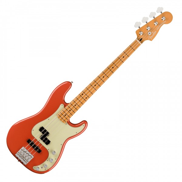 Fender Player Plus Precision Bass MN, Fiesta Red - Ex Demo at