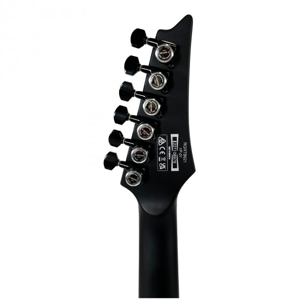Ibanez RGRTB621 Iron Label, Black Flat - Ex Demo at Gear4music