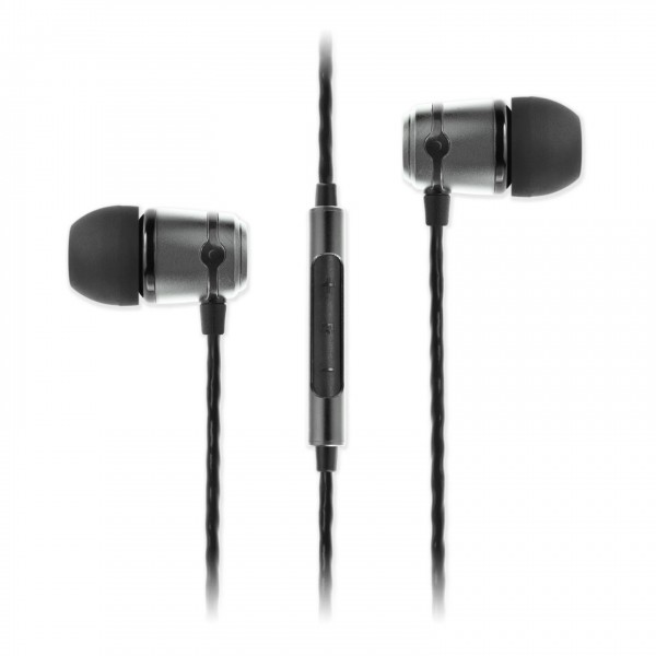 SoundMAGIC E50C In Ear Isolating Earphones with Mic, Gunmetal - Main