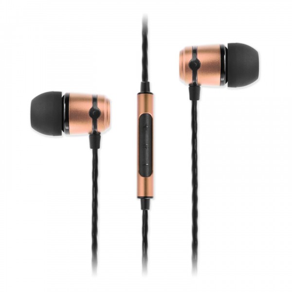 SoundMAGIC E50C In Ear Isolating Earphones with Mic, Gold - Main