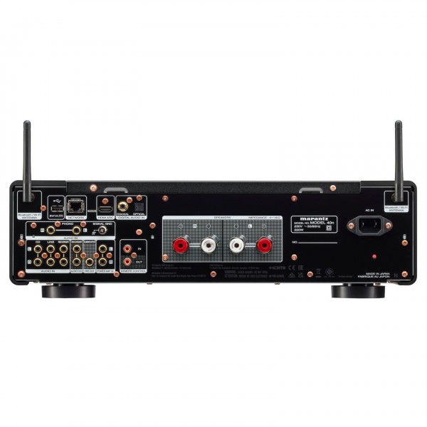 Marantz MODEL 40n Integrated Stereo Amplifier, Black Rear