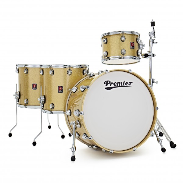 Premier Genista Heritage 24" 4pc Shell Pack, Vintage Gold Sparkle