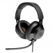 JBL Quantum 200 Wired Over-Ear Gaming Headset, Black Front View