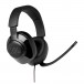 JBL Quantum 200 Wired Over-Ear Gaming Headset, Black Side View