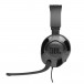 JBL Quantum 200 Wired Over-Ear Gaming Headset, Black Side View 3