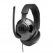 JBL Quantum 200 Wired Over-Ear Gaming Headset, Black Side View 2