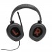 JBL Quantum 200 Wired Over-Ear Gaming Headset, Black Left and Right View