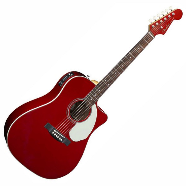 Fender Sonoran SCE V2 Electro Acoustic Guitar, Candy Apple Red