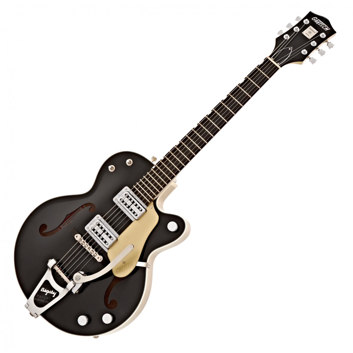 Gretsch G6118T-LTV 130th Anniversary Jr, Black/Gold Lacquer at Gear4music