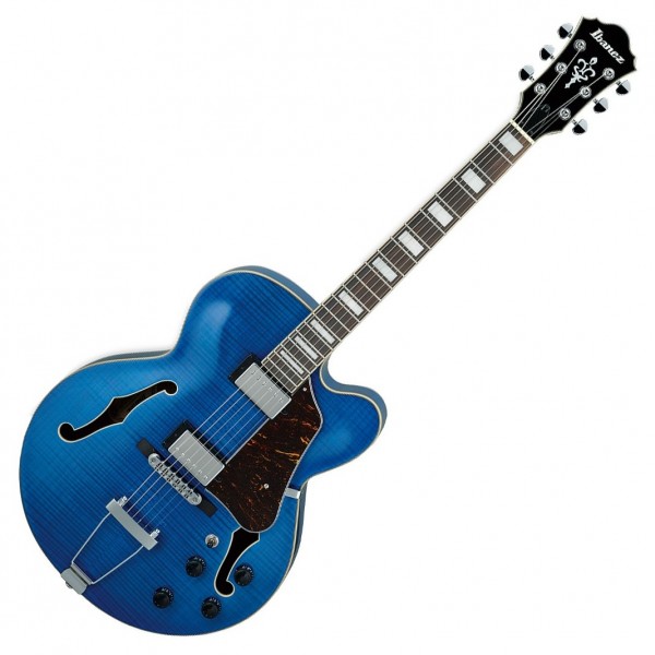 Ibanez AF75FM 2018, Transparent Blue